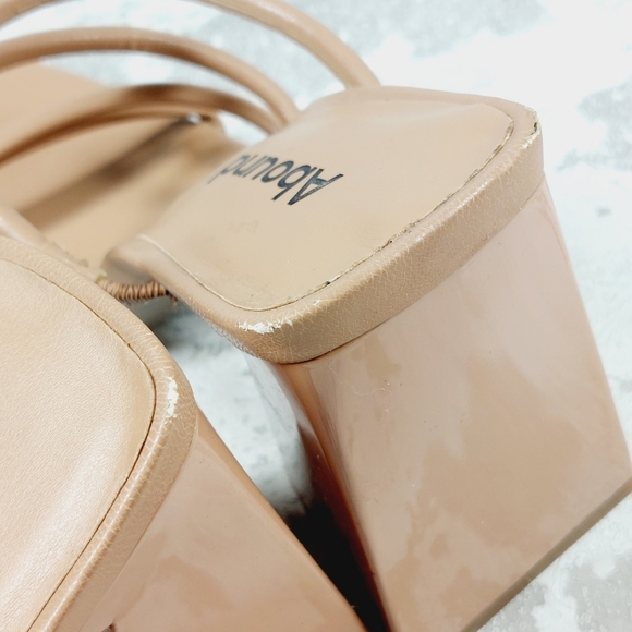 NEW Abound Austyn Tan Tubular Strappy Heeled Sandals W902 - Picture 12 of 16